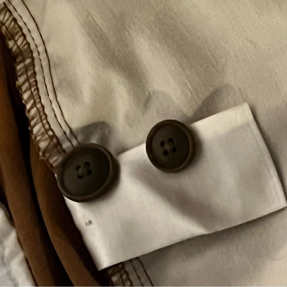 Everlane Uniform khaki beige flat front slim fit pants cotton blend 30x30 men 30 - Picture 9 of 14